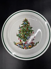 International China Co Dinnerware Noel Christmas Pattern 4 Dinner Plates 10 3/4"