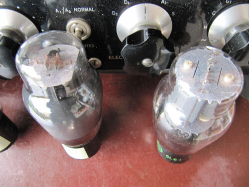 6L6 G Fivre e Sylvania 4 valvole 2 Fivre 1 Sylvania 1 ?? Usate USED - Imagen 7 de 11