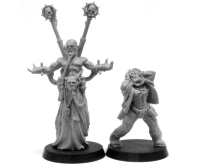 Warhammer 40K - Forgeworld - Chaos Renegade Militia - Rogue Psykers - OOP - NEU