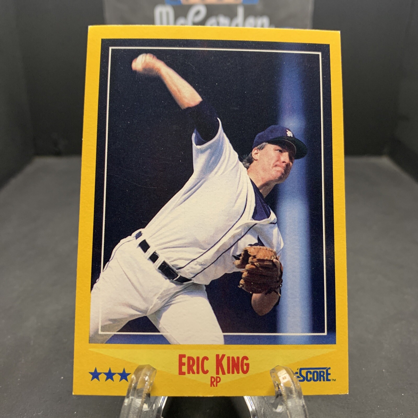 1988 Score Eric King #471 Detroit Tigers