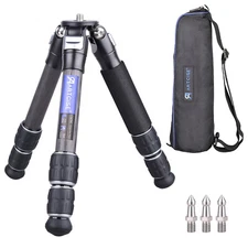 Carbon Fiber Desktop Tripod Portable Table Camera Video Tripod for DSLR Camera