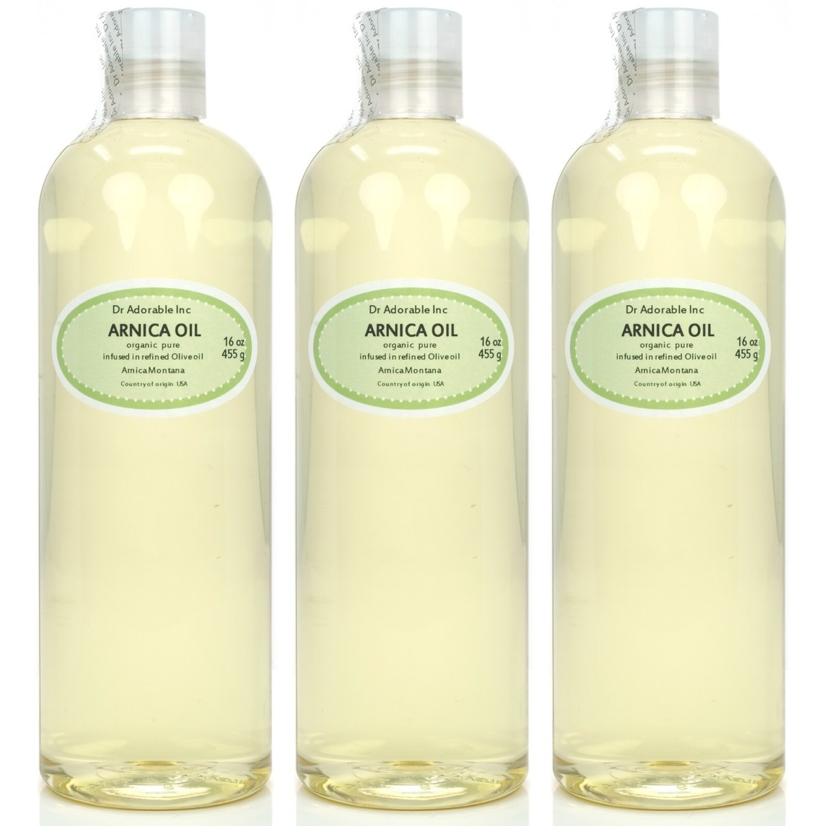 こっとん 100 % PURE ORGANIC ARNICA HERBAL OIL COLD PRESSED 2 oz to 1