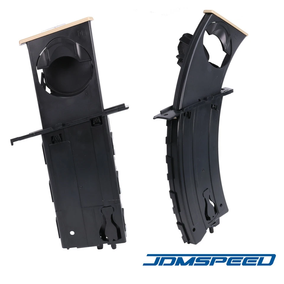 Par portavasos delantero izquierdo derecho beige para BMW 325i 330i 335i 328i M3 Foto 4 de 4