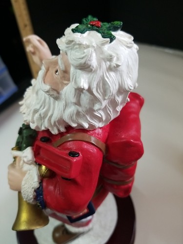 Vintage Duncan Royale Large Musical Santa Claus Thomas Nast Limited Figurine - Picture 7 of 12