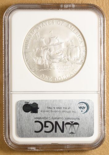 2007 P Jamestown Commemorative Silver Dollar NGC MS70 - Picture 2 of 2