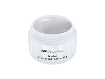 UV FIBERGLAS Gel klar 1-Phasen 5ml Allround Versiegler Aufbau Grundierung Haft