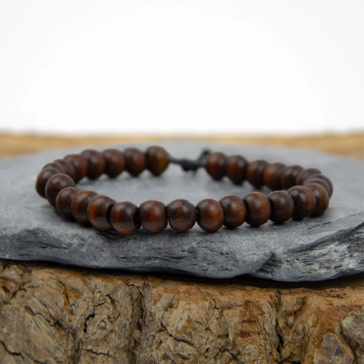 Buy Craft Shipper Wooden Bracelet For Men And Women Natural Wood Beaded  Healing Multi Strand Bracelet at Amazon.in