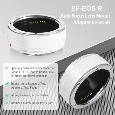 EF-EOS R Auto Focus Lens Adapter for Canon EF Lens to Canon EOSR RF EOS R Camera