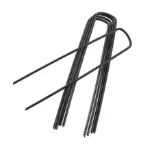 6 In 500Pcs per Box , Galvanized Steel Garden Staples, Landscape Staples