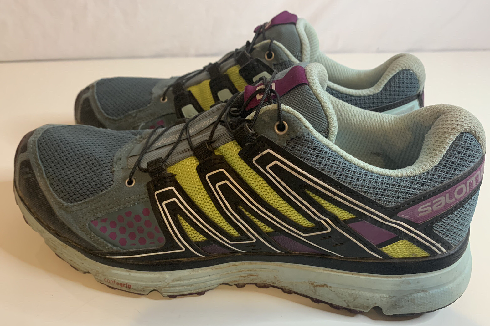 Sneakers da trekking Salomon X Mission 3 blu verdi da donna taglia 10 5 USA