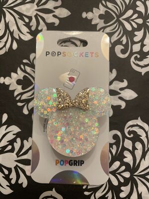Minnie Mouse Rose Gold Inspired Pop Socket/Phone Grip