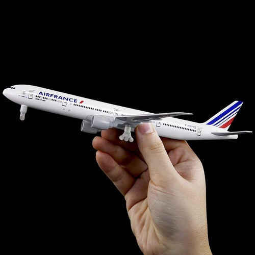 1/300 20cm Air France B777 Model Plane Alloy Simulation Airplane Airliner Scene - Picture 9 of 12