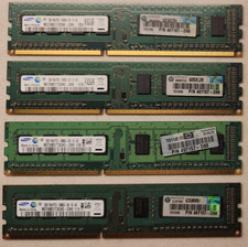 Samsung 4 x 2GB DDR3 RAM 1333MHz PC3-10600U DIMM M378B5773CH0-CH9 Total 8 GB