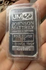 JM Bullion 1 oz Silver Bar .999 Fine Bullion Johnson Matthey