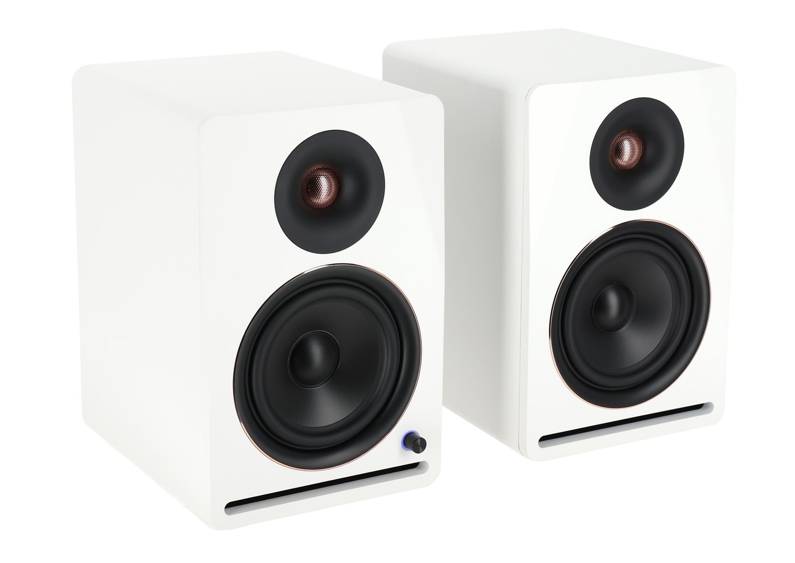 (2) Rockville APM6W v2 6.5" Active Powered Studio Monitor Speakers USB+Bluetooth