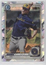 2020 Bowman Chrome Prospects Atomic Refractor Zack Brown #BCP-34 7u4