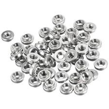 Self -Clinching Nuts,#6-32x2.74mm Stainless Steel Rivet Nut Fastener 100pcs