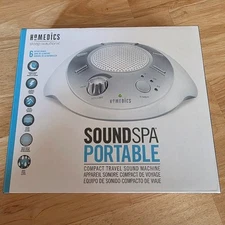 Homedics Sound Spa Sleep and Sound Machine with 6 Relaxing Nature Sounds New Box