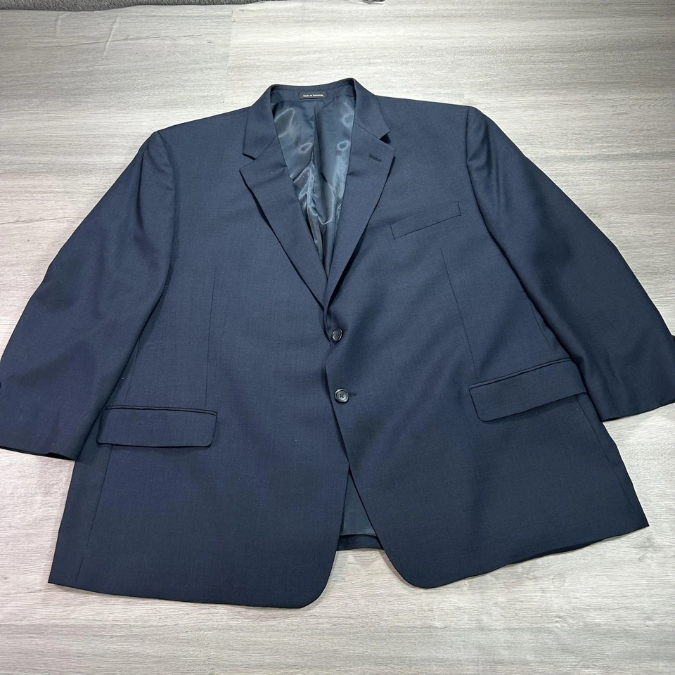 Traje Pronto Uomo Platino Para Hombre 50x27 Pantalones Azul Marino Lana Calce Ejecutivo Cintura 50 Foto 2 de 4