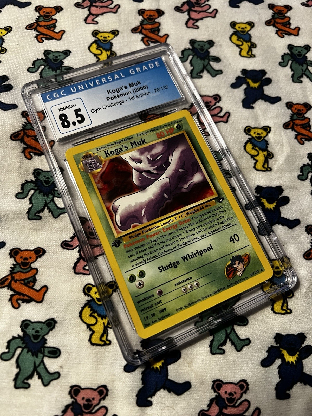 Koga's Muk Pokémon (2000) Gym Challenge - 1st Edition - 26/132 NM-MT 8.5