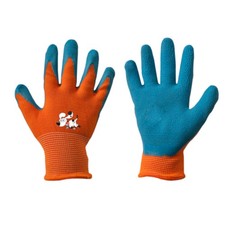 Kinder Gartenhandschuhe Latex Kinderhandschuhe Arbeitshandschuhe orange Gr. 2-6