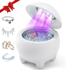 Ultrasonic Jewelry Cleaner, 45KHz Retainer Cleaner Machine, Low Noise  Profe...