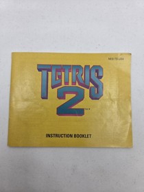 Tetris 2 Nintendo NES Game Cart Authentic Tested Working Puzzle NES-TS-USA ✅