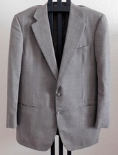 Ermenegildo Zegna 100 Wool Blazer Jacket Size 48R Light Plaid Sport Coat