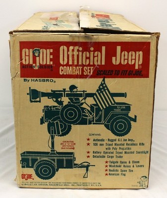 Vintage 1965 GI Joe Official Jeep Combat Set w/ Box | eBay