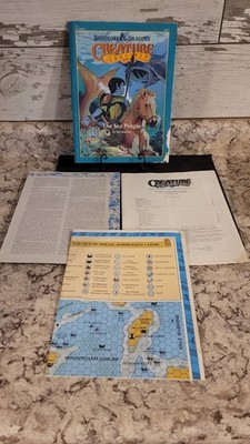 Creature Crucible The Sea People w/ Map - Dungeons & Dragons 9277 (Complete) TSR