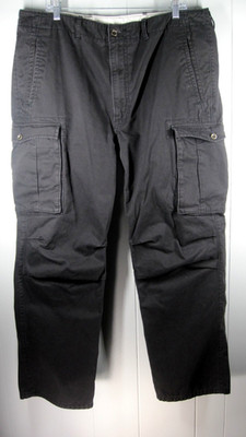 Levi's Pants Men's 38/32 Black White Tab Cargo Workwear Heritage Durable Grunge