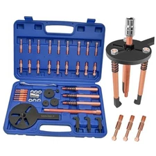 36-in-1 Bearing Puller Set, Inner Bearing Puller Separator Kit, Blind Hole Blue