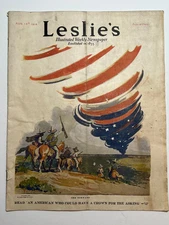 LESLIE'S WEEKLY - Aug 10, 1916 - WWI News / COCA COLA COKE AD - After the Walk