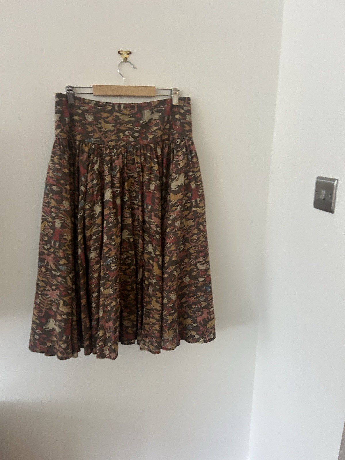 Peruvian Connection Aztec Lama Pattern Brown MIDI… - image 3