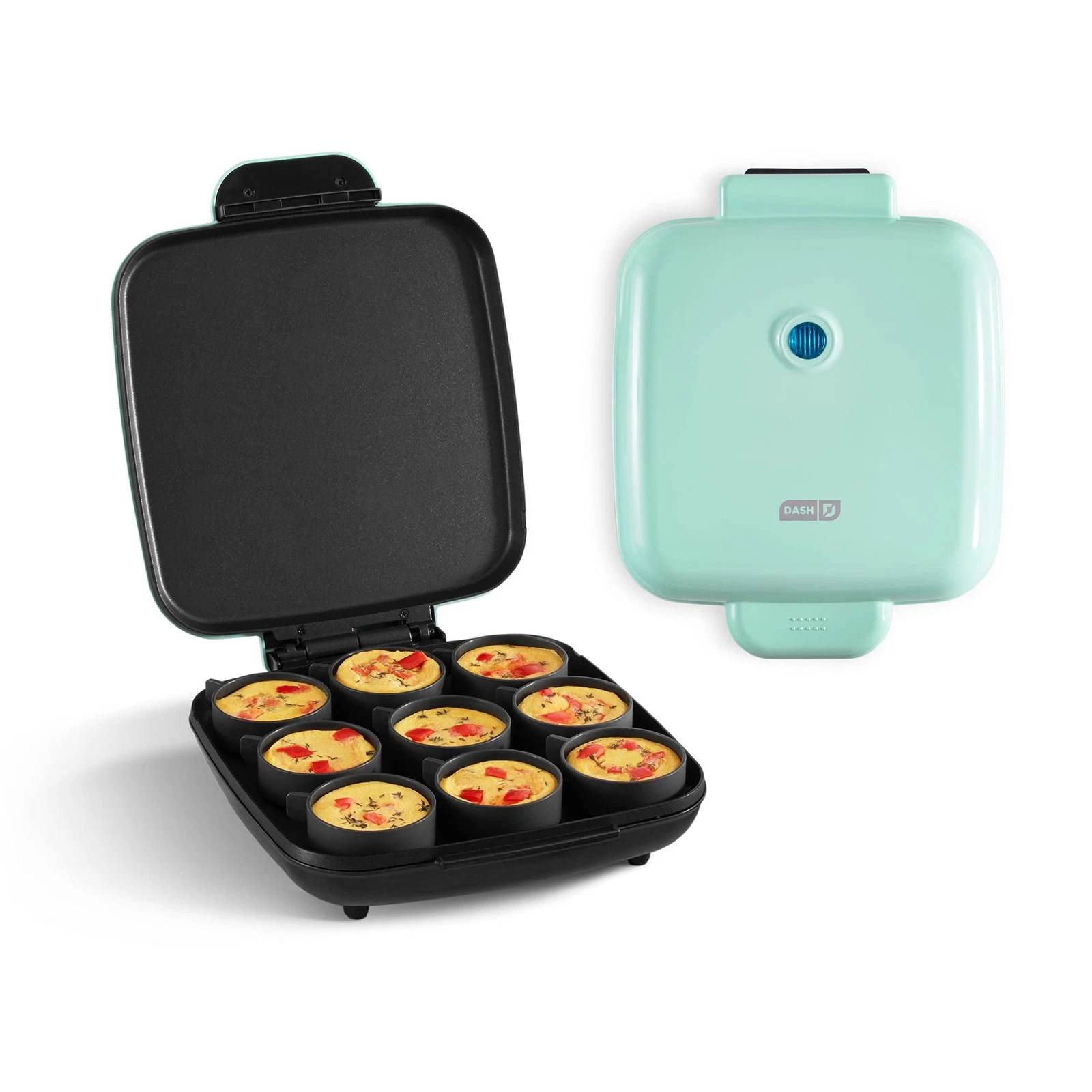 DASH FAMILY SIZE EGG BITE MAKER 94987841 MAKES 9 EGG BITES NONSTICK - TEAL
Opens in a new window or 