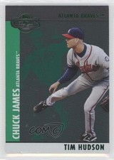 2008 Topps Co-Signers Silver Green 114/200 Tim Hudson Chuck James #037 0a1