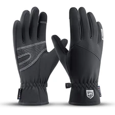 Winter Touch Screen Fleece Non-Slip Full Finger Gloves for Sports Motorcycle Ski