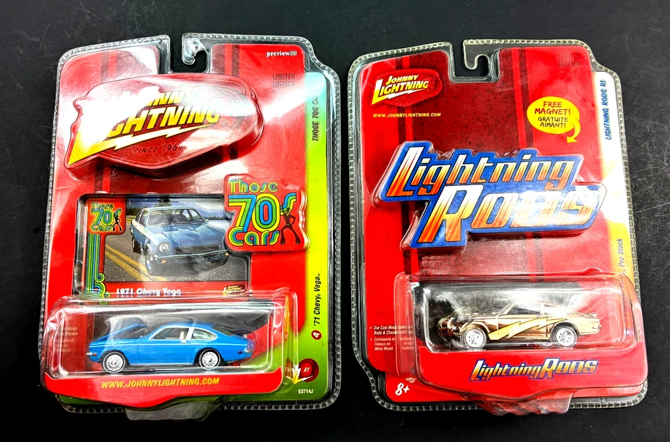 TWO 1971 Chevy Vega's Limited Editions '07 MFG. Full plastic Bubble Those 70s PP - Image 3 of 4