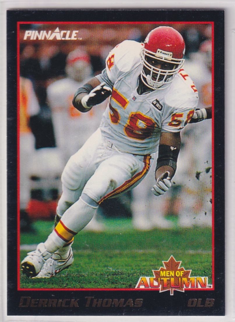 1993 Score #12 Derrick Thomas Pinnacle Men of Autumn
