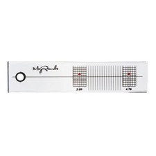 LP Stylus Turntable Record Vinyl Acrylic Calibration Ruler With Cleaning Cloth D