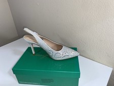 Lauren Lorraine Silver High Heels