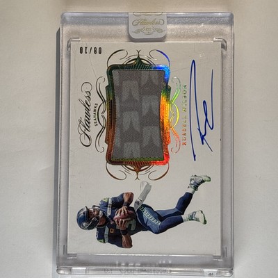 2019 Flawless Russell Wilson Patch Auto Gold 8/10 Game-Worn Sealed Seahawks