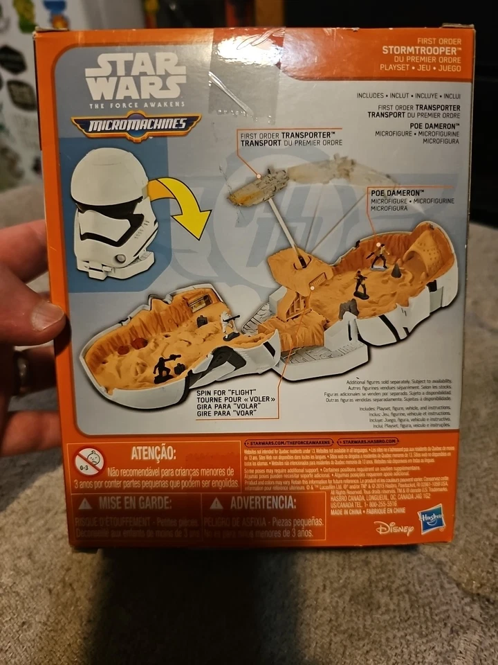 Star Wars El Despertar de la Fuerza Micro Máquinas Stormtrooper Juego SELLADO NUEVO EN CAJA Foto 2 de 4