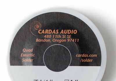 Cardas Audio Quad Eutectic Silver Solder Rosin Flux Core .032 Dia'' - 120''