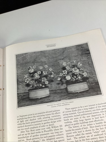 Lead and Tin in Art Print Article 1925 Original Rare Antique - Picture 10 of 13