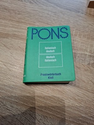 PONS Praxiswörterbuch; Teil: Italienisch-deutsch, deutsch-italienisch. [bearb. v
