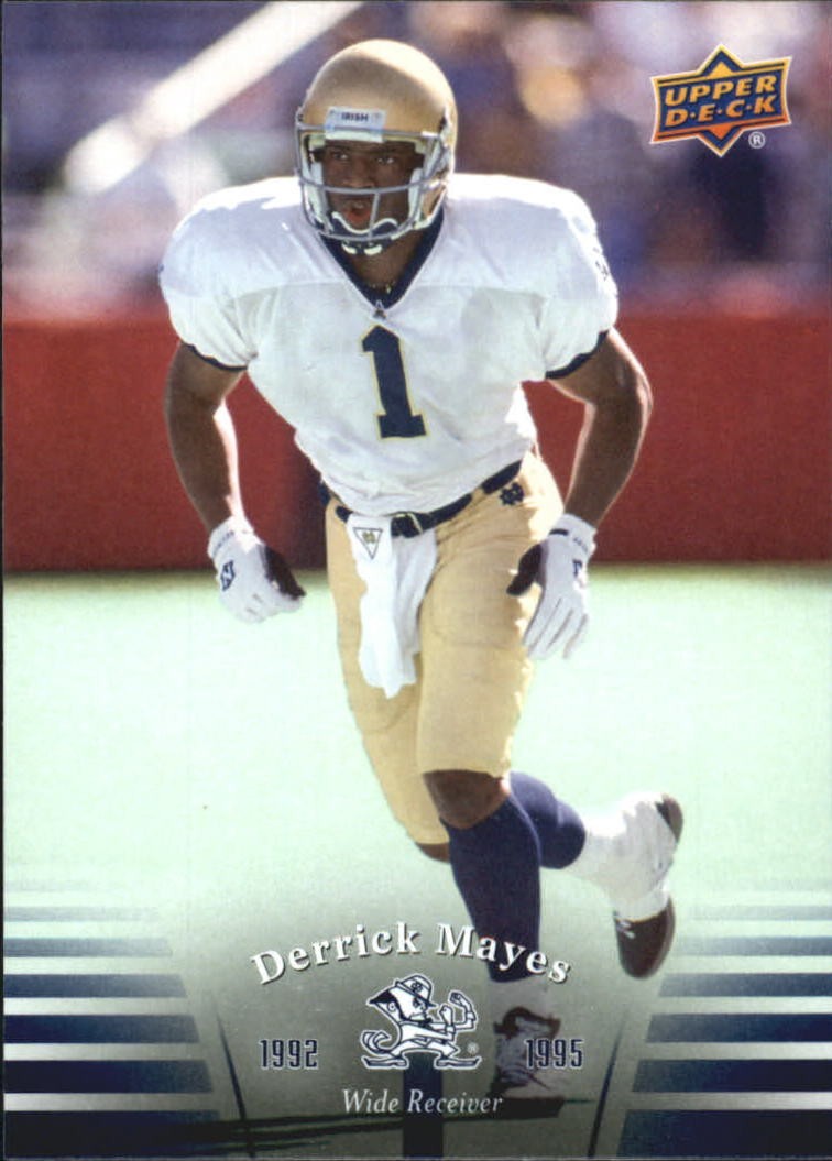 2013 Upper Deck Notre Dame #68 Derrick Mayes - FB