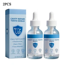 2PCS Cavity Healing Tooth Armor Liquid, Repair Cavities & Restore Tooth Enamel