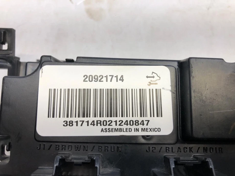 2012 - 13 Chevy Silverado Sierra Heater A/C Control Automatic Rear Def 20921714 - Image 4 of 4