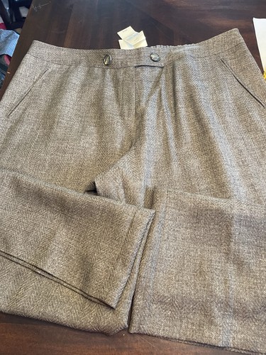 Nwt J. Jill Shale Tweed 20w Womens Pants Capri Ankle - Picture 3 of 6